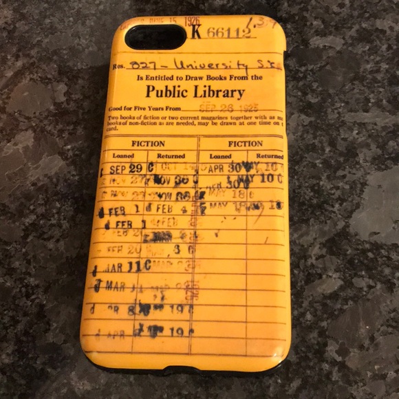 Book library iPhone case